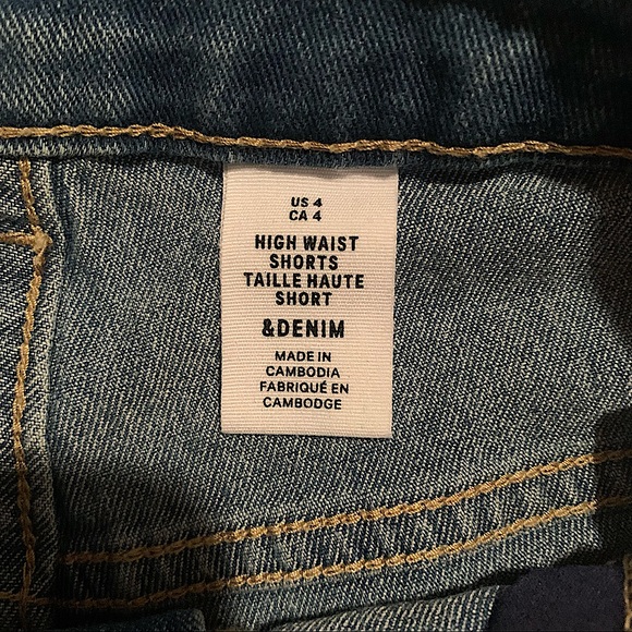 H&M high waist denim shorts - Picture 5 of 7